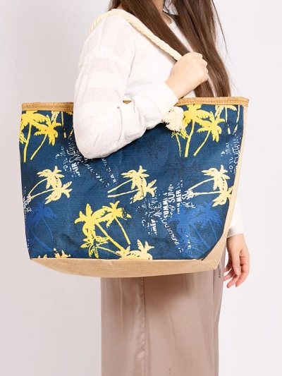 Royalfashion Grand sac en tissu avec impression
