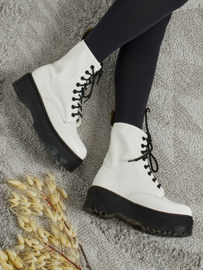 Bottines worker pour femmes avec gaufrage Arvessa