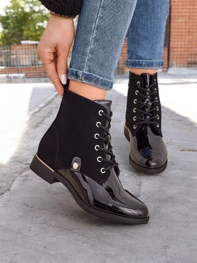 Bottes à lacets pour femmes de Royalfashion Safalle