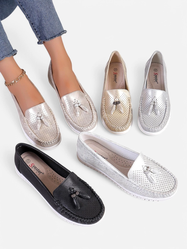 Royalfashion Mocassins pour femmes Esse