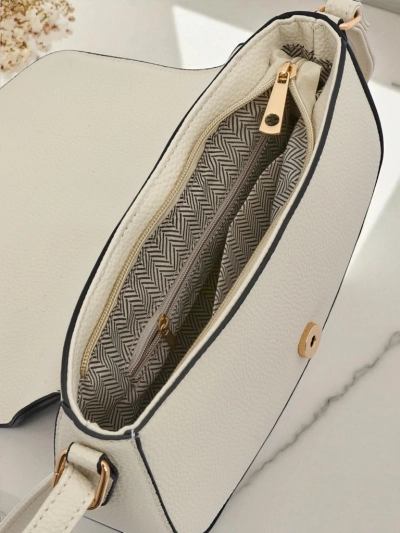 Royalfashion Petit sac à main pour femme en cuir écologique Moderno Viva