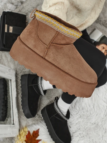 Bottes courtes de style bottes de neige pour femmes Nymeria