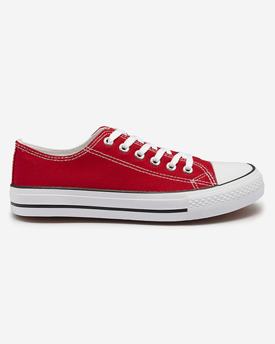 Rouge Baskets classiques à lacets pour femme Ogisa - Chaussures