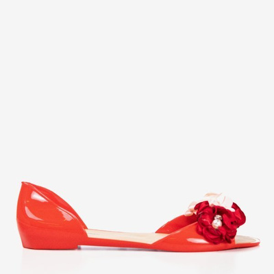 Fleurs meliski rouges avec fleurs Labada - Chaussures