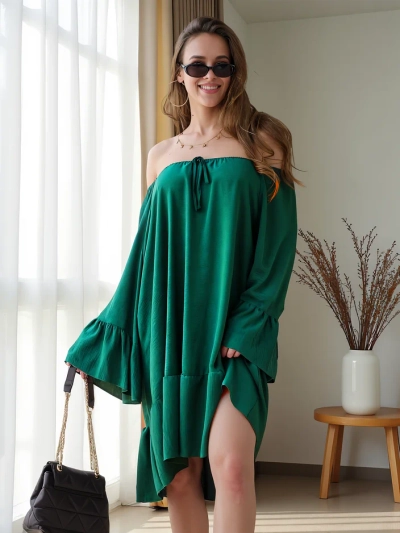 Robe Royalfashion Femme a'la Espagnole avec volants surdimensionnée