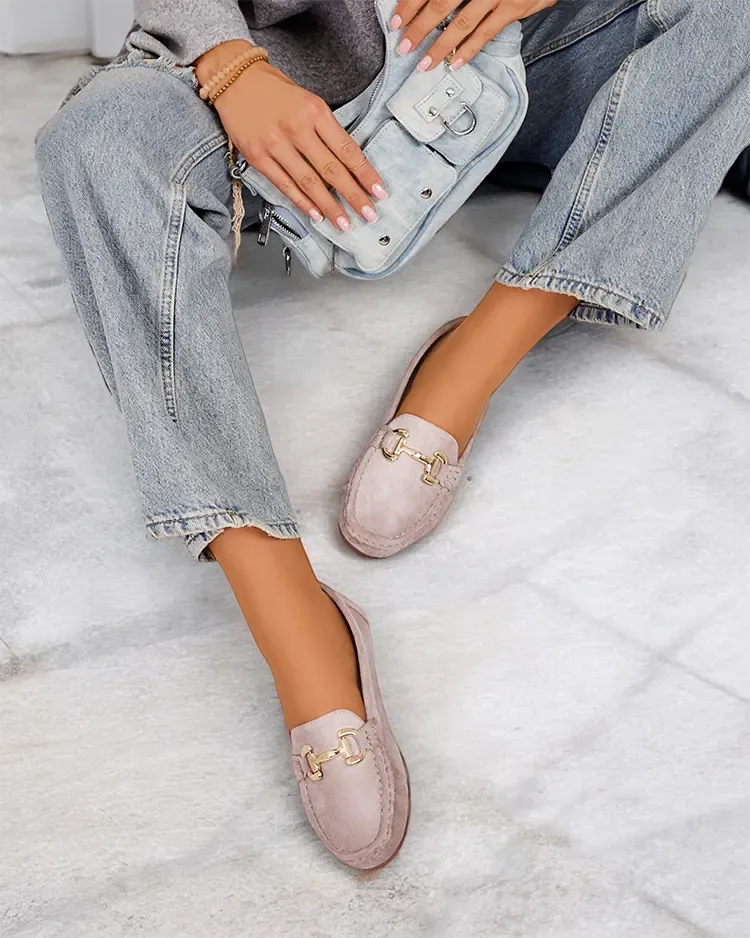 Royalfashion Élégants mocassins pour femme Intérieur