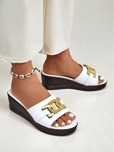 Sandales compensées pour femmes Royalfashion Nolia