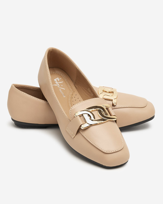 OUTLET Mocassins nude femme Melukia - Footwear