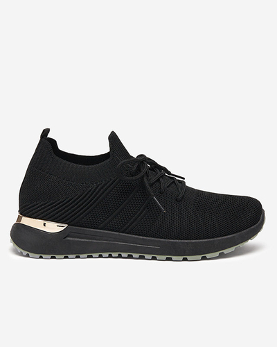 Baskets Noires à Talon Plat Mistrale pour Femmes