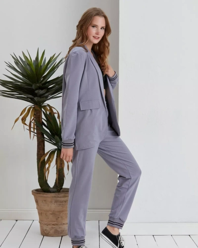 Royalfashion Purple Ensemble 2 pièces pour femme