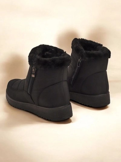 Bottines pour Femmes Venus Noires en Tissu Confortables pour l'Hiver