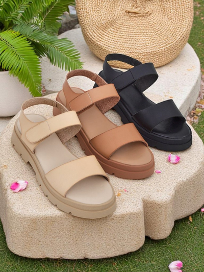 Royalfashion Sandales pour femmes avec une semelle plus épaisse Otvanna