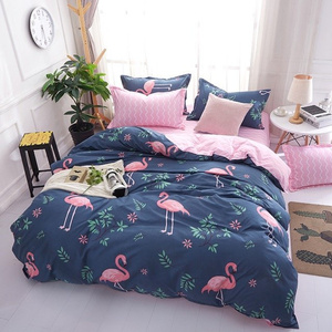 Parure de lit Flamingo 160x200 3-PIECES - Linge de lit