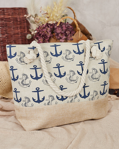 Royalfashion Sac en tissu à motif de vacances pour l'épaule