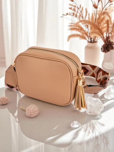 Royalfashion Petit sac à main pour femme en cuir écologique avec bandoulière colorée Kovi Lace