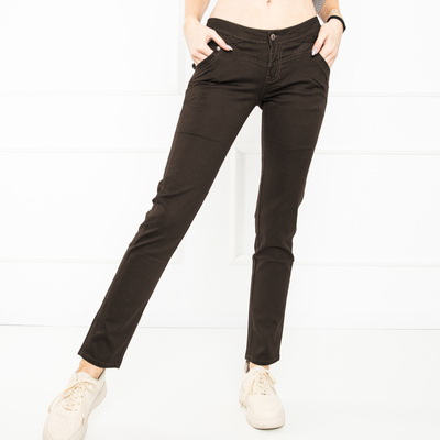 Jean femme marron - vêtements