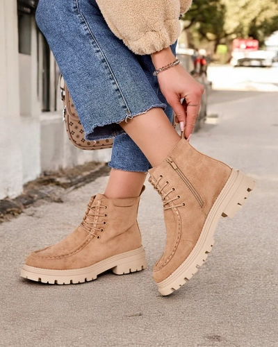 Bottines à lacets pour femmes Royalfashion Rullose