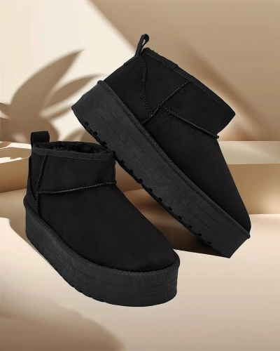 Royalfashion Bottes de neige courtes pour femmes Komano