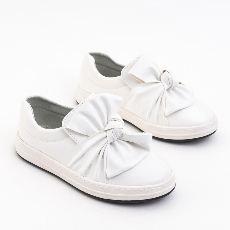 OUTLET Slip-on fille blanche à nœud Yolai - Footwear