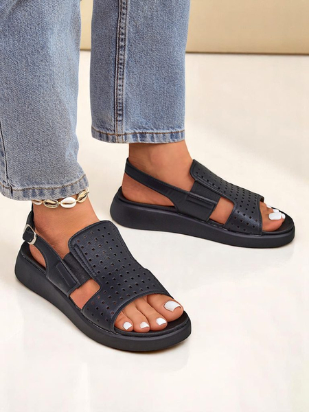 Royalfashion Sandales pour femmes à semelle épaisse BreezyStep