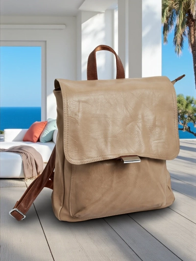 Royalfashion Sac à dos pour femmes en cuir écologique Klara