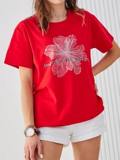 Royalfashion T-shirt en coton pour femmes More and More