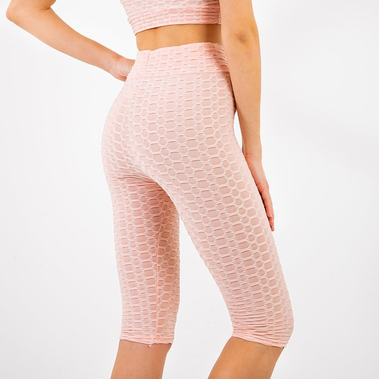 Short cycliste femme rose clair - Vêtements