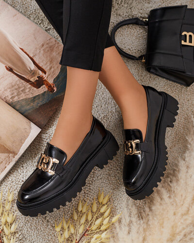 Royalfashion Mocassins laqués pour femme Bevevra