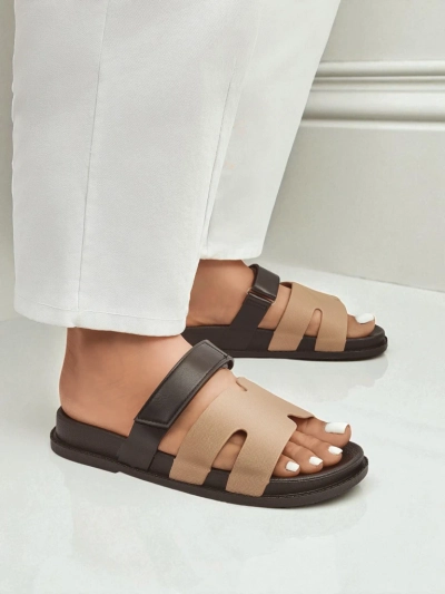 Royalfashion Sandales en éco-cuir pour femmes FlexiComfi