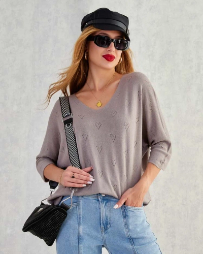 Royalfashion Pull fin pour femme