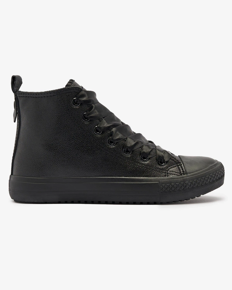 Black Baskets de sport pour femmes Macako- Footwear