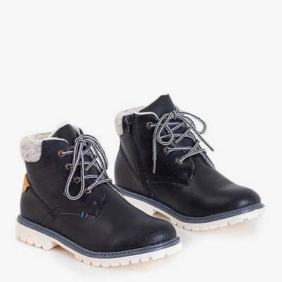 Bottes isolantes Tiptop noires pour garçon - Chaussures