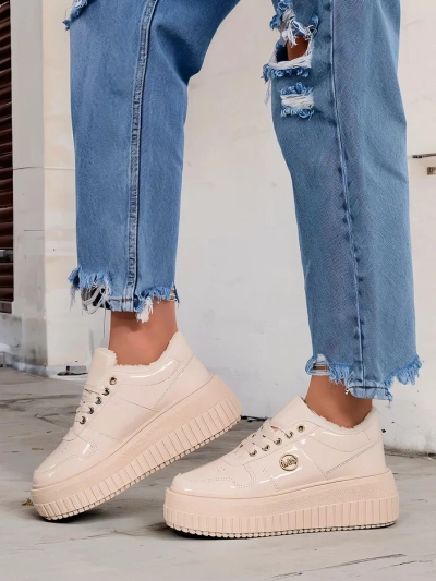 Royalfashion Baskets chauffantes pour femme avec fourrure Rozit