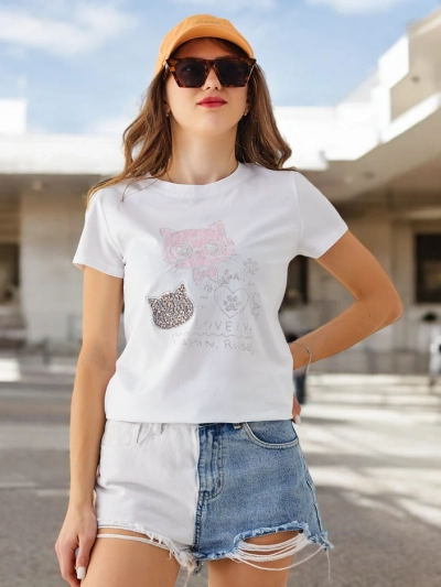 Blouse en coton pour femmes Royalfashion