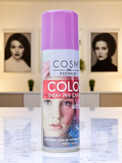 Laque colorée en spray pour cheveux Violet