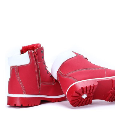 Bottes isolées rouges Nelli - Chaussures