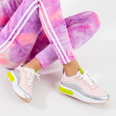 OUTLET Chaussures de sport femme roses et grises Tituana - Footwear