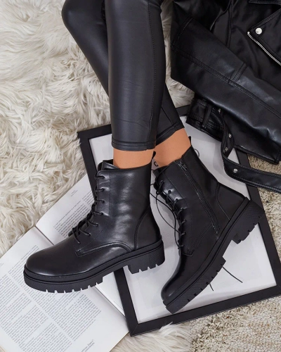 Royalfashion Bottes à lacets Bumalo pour femme