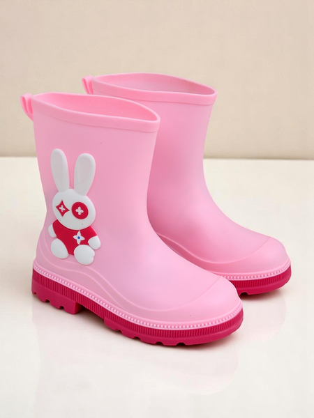 Royalfashion Bottes de pluie pour enfants avec lapin Bunny Splash