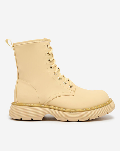 Royalfashion Bottes pour femme beige mat Kucillo