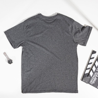 T-shirt en coton gris foncé pour homme - Vêtements