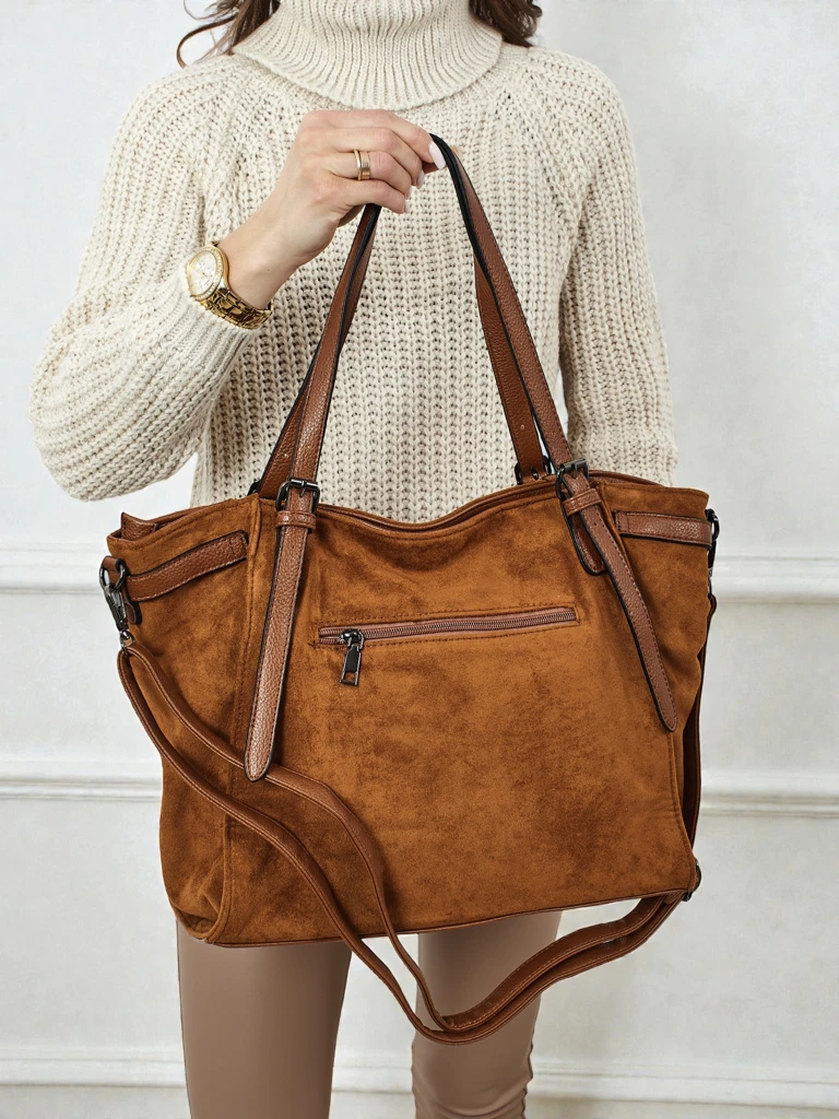 Sac à main shopper pour femmes en éco-daim Daville