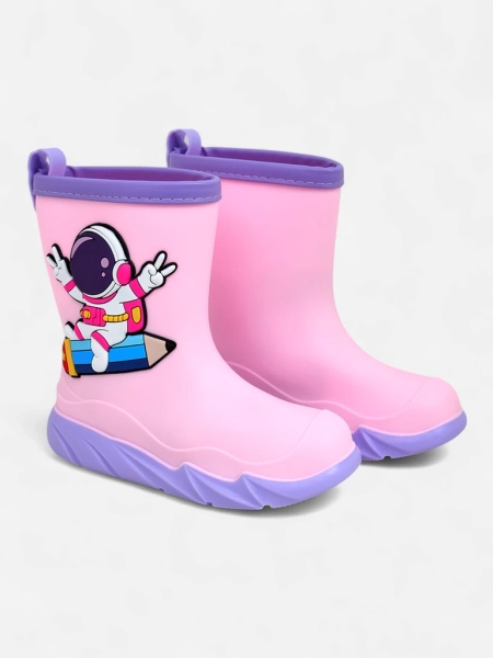 Bottes de pluie pour enfants Royalfashion avec l’astronaute Cosmos