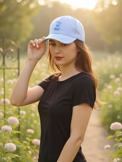 Casquette Royalfashion avec écusson Bunny Chic