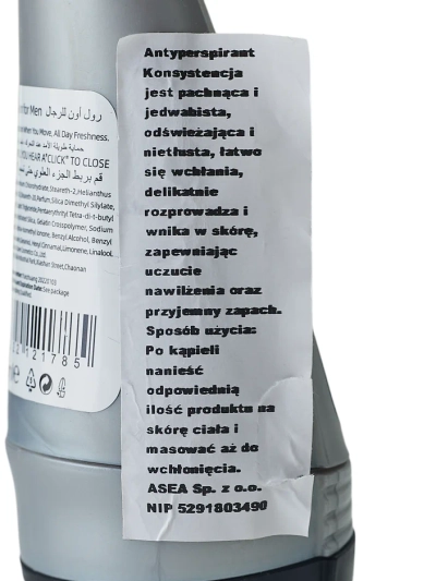 Déodorant-Antiperspirant Roll-On Homme 50 ml