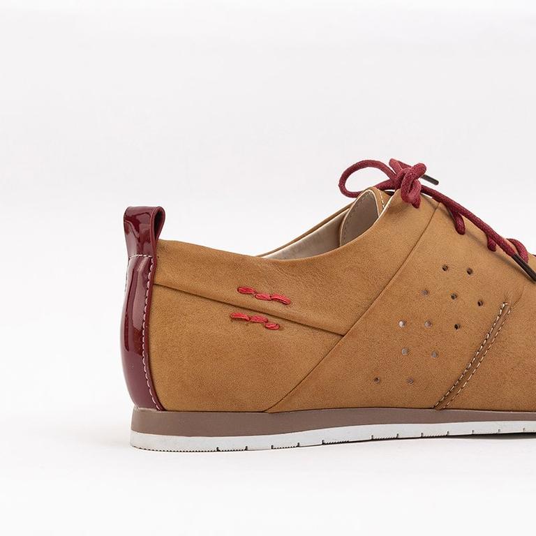 OUTLET Chaussures femme camel Verdad - Chaussures