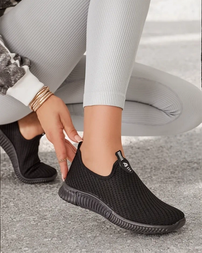 Baskets à enfiler noires pour femmes de Palomena - Footwear