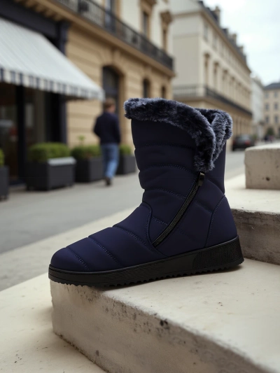 Chaussures de style botte neige pour femmes Royalfashion Baccinis