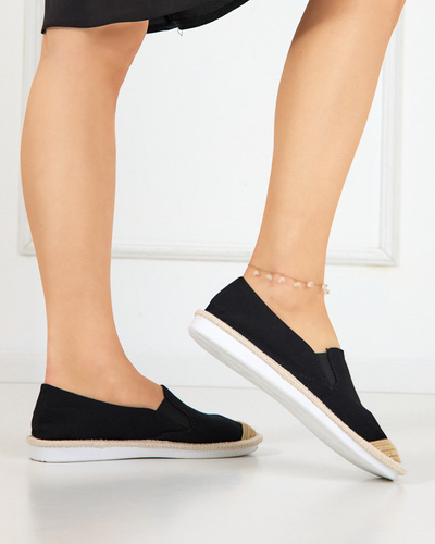 Espadrilles femme noires Joll- Footwear