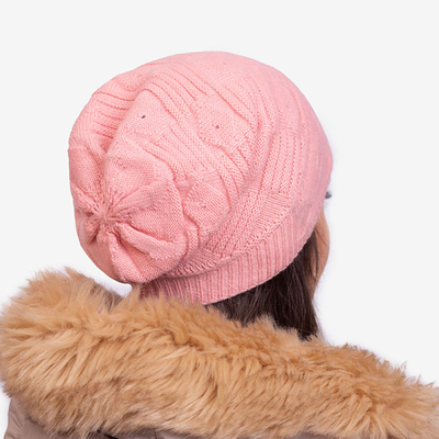Bonnet double épaisseur femme rose chaud - Accessoires